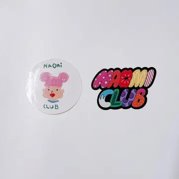와타나베 나오미 NAOMICLUB 스티커 [ 2장 세트 ]