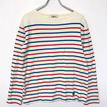 프렌치 마린 URBAN RESEARCH 구제 의류 보더 긴팔 상의