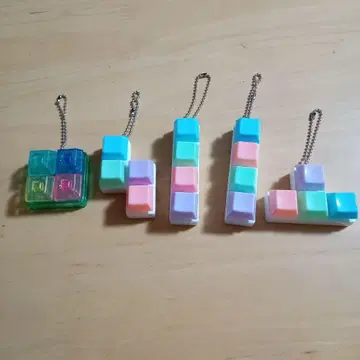 테트리스형 딱딱한 공 체인 세트