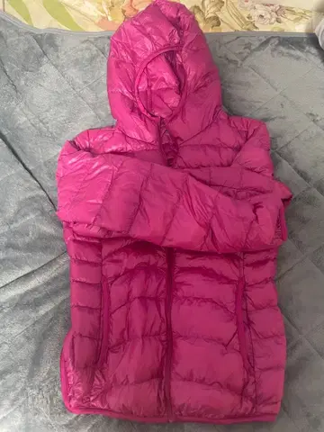 UNIQLO 핑크 다운 자켓 S