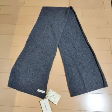 VISARUNO 캐시미어 100% 그레이 머플러 택 포함 미사용품