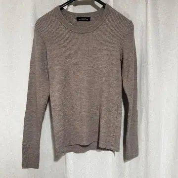 GREEN LABEL RELAXING 베이지 긴팔 니트