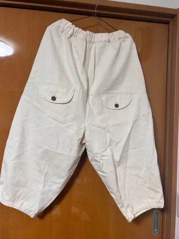 화이트 사루엘 팬츠 tumugu