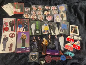 INI 마츠다 진 캔뱃지 아크릴 스탠드 트레이딩 카드 네임 종합 세트