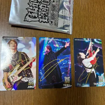 GLAY 트레이딩 카드 3장