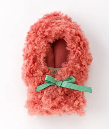 펄 장식 딸기 판초 봉제 인형 모자