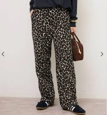 저널 스탠다드 JOURNAL STANDARD 레오파드 자카드 팬츠
