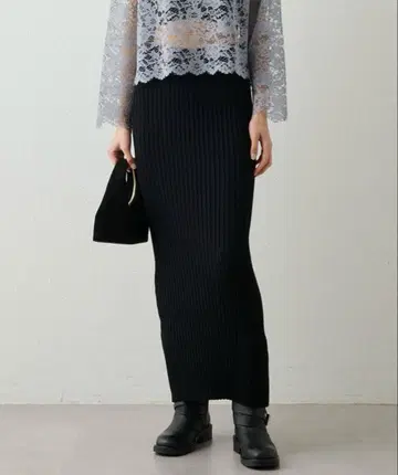 Whim Gazette 니트 핏 스커트 36