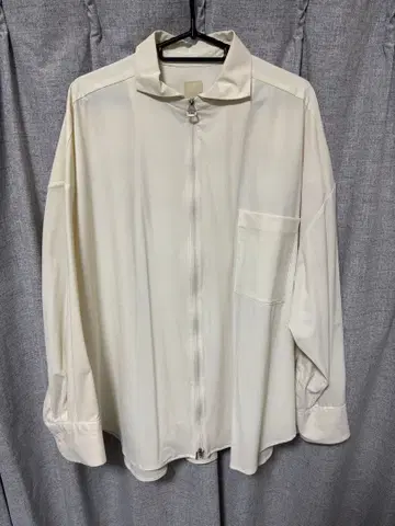 Lui's ITTI 빅 지퍼 셔츠 화이트 사이즈 1