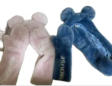 디즈니 머플러 캡 핑크 파랑