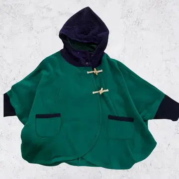 후드 부착 판초 속기모 yul