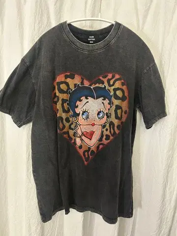 [ 새상품급 ] 베티 붑 레오파드 무늬 T셔츠