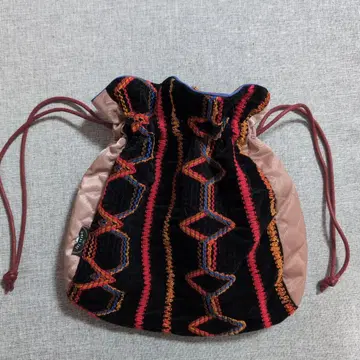 컬러풀 자수 복조리 OMEAL THE KINCHAKU 오미르자킨차쿠