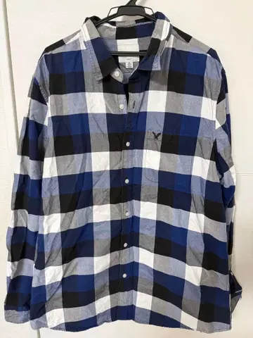 AMERICAN EAGLE 체크 무늬 셔츠 XXL