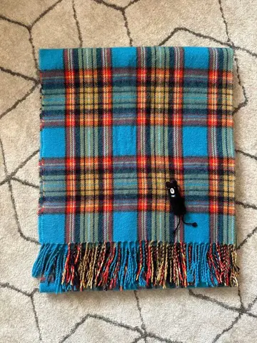 프랑슈리페 체크 무늬 머플러