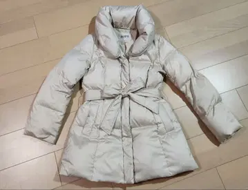 로페 다운 코트 숄카라 M 미들 기장