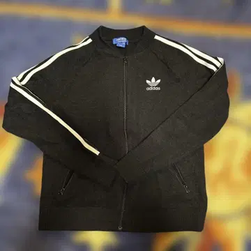 adidas 블랙 집업 저지