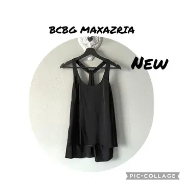 BCBG MAXAZRIA 블랙 슬리브리스 S 새상품