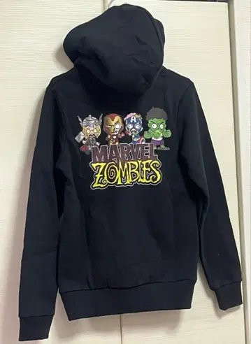 핫토이즈 마블 좀비 후드티 블랙 S 사이즈 미사용