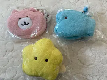 치이카와 미니백 3개 세트 곰돌이 물고기 별 하치와레 토끼