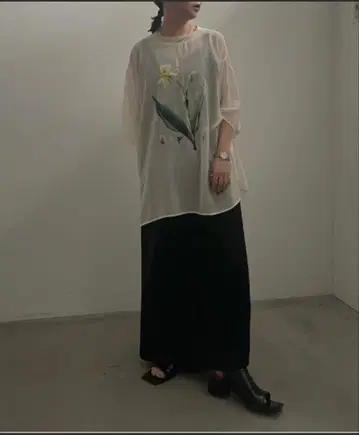 아메리 2PIECES FLOWER LAYERED DRESS 원피스만