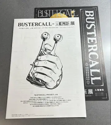 버스터 콜 원피스전 팜플렛 2장 세트