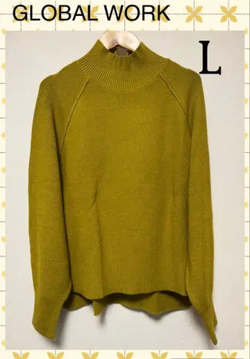 GLOBAL WORK * 멜티 하이넥 아제 풀오버