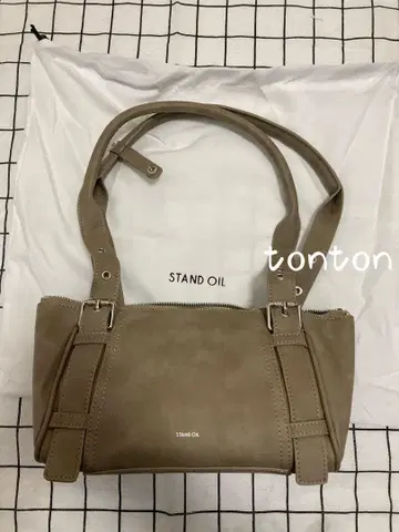 STAND OIL 베이지 숄더백