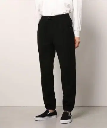 [ 정가 13,200엔 ] 플리스 본딩 조거 팬츠 블랙 L 새상품급