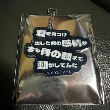 RADWIMPS 특별전 랜덤 리릭 아크릴 키링 9