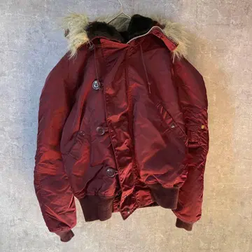 ALPHA INDUSTRIES N-2B 플라이트 자켓 후드 M 사이즈