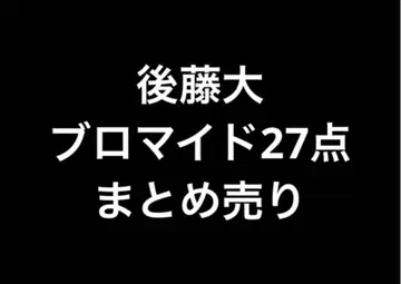 고토 다이 브로마이드 묶음 판매