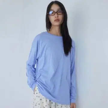 Cotton/silk 모이스트 터치 롱T