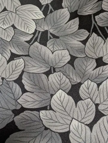 시크한 잎사귀 패턴의 워셔블 기모노