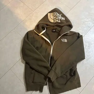 THE NORTH FACE 풀 지퍼 후디 M 사이즈 올리브