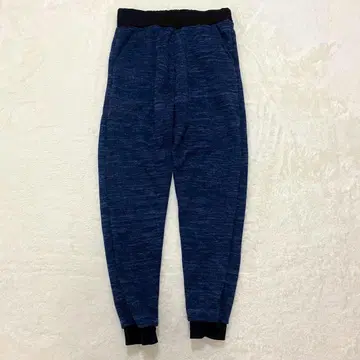 사루엘 팬츠 속기모 하이웨스트 루즈핏 밑단 밴딩 두꺼운 원단 스트레치성