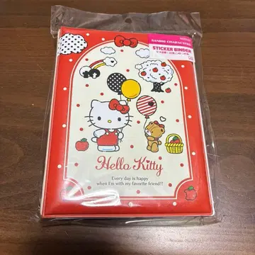 [ 미사용 새상품 ] 헬로키티 스티커 바인더 씰북 씰 바인더