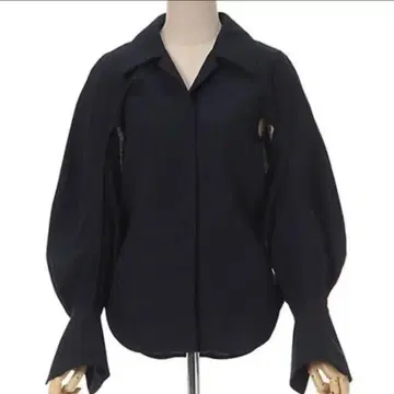 MameKurogouchi 23SS 블라우스 네이비