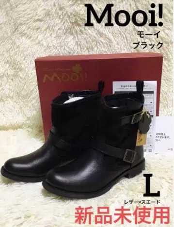 새상품 mooi 모이 여성용 블랙 부츠 L 숏부츠 신발