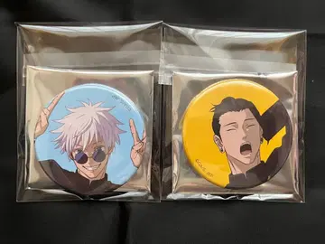 주술회전전 고죠 사토루 게토 스구루 캔뱃지 회옥옥절