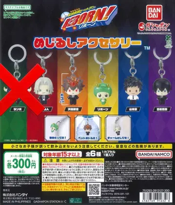 가정교사 히트맨 리본 메지루시 액세서리 REBORN 5종 세트