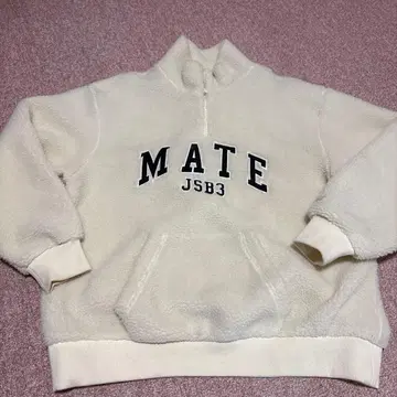 MATE JSB3 플리스 자켓 화이트