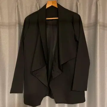 블랙 테일러드 자켓 자켓 여성용 리모트 워크 재택