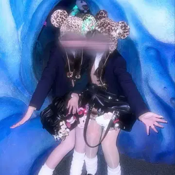 디즈니 레오파드 무늬 팬캡