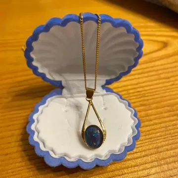 오팔 펜던트 목걸이