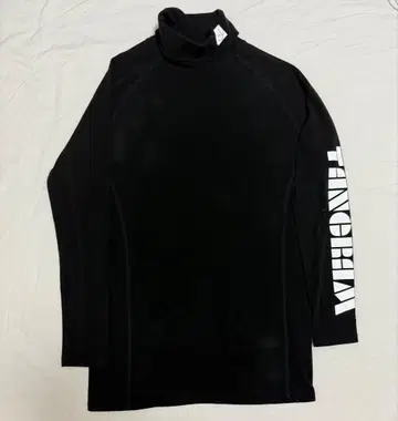 탠그램 골프 터틀넥 셔츠 블랙 남성용 L 사이즈