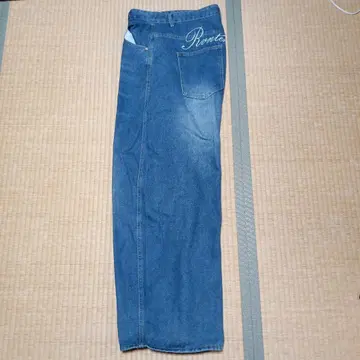 데님 와이드 팬츠