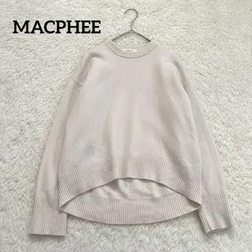 맥피 라무 캐시미어 크루넥 풀오버 최근 모델 아이보리