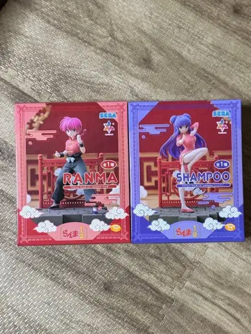 란마 1/2 액션 피규어 세트 란마, 샴푸