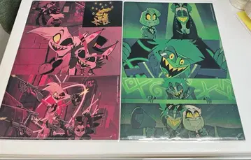 해즈빈 호텔 클리어 파일 2장 세트 (Scene) 알래스터 엔젤